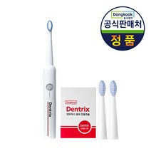 동국제약 덴트릭스 음파 진동칫솔 1개+교체모 2개입 1세트