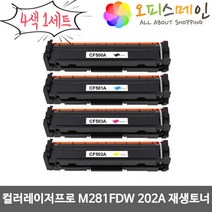 컬러레이저젯프로 M281FDW CF500A 4색 1세트 HP호환 재생토너(최고품질)