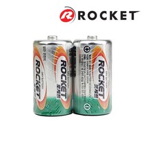 로케트 망간C건전지 CM(R14) C2 사이즈 1.5V 1조(2알) 건전지, 1개, 2개