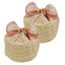 도나앤데코 도시락 보자기 러블리드레스, 2개입