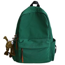 백패킹의자 캠핑 체어 접이식 경량 휴대용 HOCODO-질 나일론 패브릭 배낭 여성용 트렌드 간단한 단색 학교, 03 Green_01 30cm x12cm x42cm