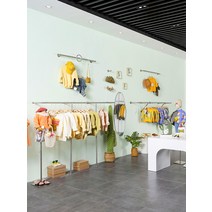 벽면행거 옷걸이 렉 스탠드 의류매장 파이프벽 옷가게, GB273 300cm