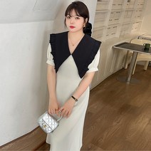 영애씨옷장 빅사이즈 빅 카라 원피스 no. K1976