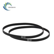 GT2 폐쇄 루프 타이밍 벨트 고무 2GT 6mm 3D 프린터 부품 110 112 122 158 200 280 300 400 610 852 mm 동기식 벨트 부품, 122mm