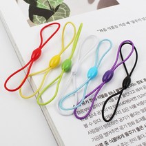 폰고리 핸드폰줄 스트랩 8자고무줄 휴대폰줄, 폰고리-민트, 1개