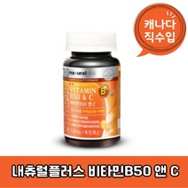 내츄럴플러스 비타민B50 앤 C 엽산 비오틴 판토텐산 나이아신 수용성 복합기능 99g, 90정×2개