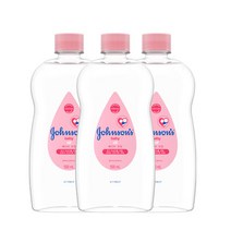 존슨즈 베이비 오일 레귤러, 500ml, 3개
