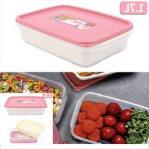 김밥재료보관용기 채수통 육수보관통 반찬 전보관 김통 1.7L, 단일