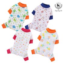 딩동펫 강아지옷 소매배색 사계절 올인원, 색상:소매배색 사계절 올인원 핑크 하트_L