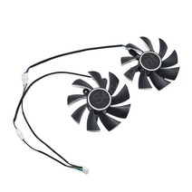 다채로운 GT440 GTX550TI 비디오 그래픽 카드 쿨러 83MM 12V 라인 용 VGA 팬 한 쌍 테스트, 한개옵션0