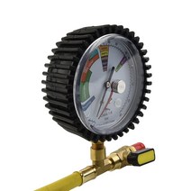 질소 압력 테스터 HVAC 시스템 콜드 테스트 테이블 황동 1/4 SAE R410A 1 ~ 60bar