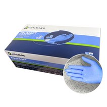 유한킴벌리 아쿠아소프트 니트릴 글러브 블루 M, 1팩, 300매