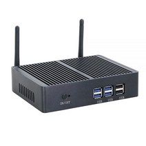 초소형 컴퓨터 PC 미니 팬리스 HTPC 인텔 코어 i3 7100U i55200U 셀러론 Widows 10 pro 데스크탑 DDR3L WiFi VGA 그래픽 miipc, 8G RAM 512G SSD WIFI, Core i3-4010Y