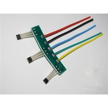 전기 자전거 부품 호환 60 ° Ebike 모터 홀 센서 120 2 륜 자동차 와이어 Crcuit 보드 3144 센서, 120 with cable