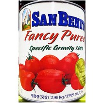 식재료 토마토캔(퓨레 베니토 2.98K)