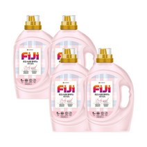 피지 옷감손상을 줄여주는 세탁세제 용기 일반/드럼 겸용 베이비 파우더향 2.2L*4개, 2.2L, 4개