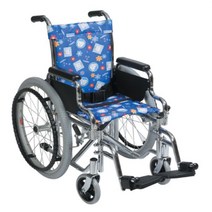 수동휠체어 PARTNER P1002 Cute 아동용 스틸휠체어 책상형 팔걸이 중량 14kg, 330