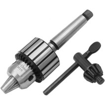 플랫 테일 모스 콘 MT2 B16 태퍼 생크 드릴 척 헤비 듀티 테이퍼 아버 밀링 도구 0.5-13mm, 01 Silver  black