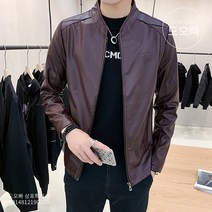 도오빠 가죽자켓 가죽점퍼 남성 얇은 가죽 자켓 얇은점퍼 얇은자켓 남자 봄 가을 간절기 환절기 아우터 외투 학생 캐주얼 데일리 직장인 모던 베이직 긴소매 긴팔 20대 30대 얇은가죽점퍼 소프트 레더 빅사이즈 4XL까지