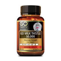 고헬씨 하루 1번 밀크씨슬 50000mg 60정 고용량 고함량 GO Healthy Milk Thistle 50000mg 1-A-Day 60 Vege Capsules, 1