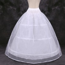 3단와이어 한복 기본속치마 드레스 패치 패티코트-A-롱-01