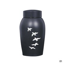 반려견 고양이 장례 유골함 스테인레스 스틸 항아리 애완 동물 개 고양이 새 마우스 화장 재 유품 관 콜럼
