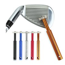 스타클럽 헤드청소기 그루브 재생기 일자형 골프 클럽 모래 청소기 쇠 철 홈 깎이 캐디용품, 샤프너_실버