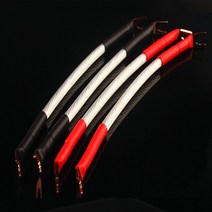 4pcs 5N OCC 20cm 실버 도금 브리지 기계 linehifi 스피커 점퍼 케이블 AMP CD DVD 플레이어 interconnector, [01] 10cm, [01] Yplug toY plug