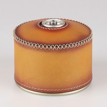 스노우피크 리틀램프 녹턴 가스램프 GL-140 스노우피크 녹턴 랜턴, 230g 가스통 가죽커버[빈티지 옐로우] 맞춤개