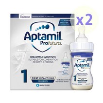 Aptamil 압타밀 영국 프로푸트라 1단계 액상 리퀴드 아기 분유 70 ml 6병 x 2팩
