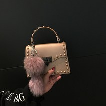 토트백겸숄더백 와 양 무광 가방 여성 샌딩 젤리 채색 규빅 스터드 크로스백 2734397772