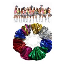 치어리딩 응원 수술 운동회 치어리더 응원술 도구 축구 용품 체육 행사 소품 대회 응원용 레크레이션 손가락 꽂이 풍성한 숱 화려한 반짝이 손잡이 공연 발표회 재롱 잔치 핑크