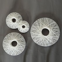 원반형 벽면 장식 용품 홈인테리어 벽장식 식당 레스토랑 주렁주렁 천장 데코, 50cm