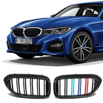 BMW M퍼포먼스 2줄 그릴 올 블랙 3색 3 4 5시리즈 X3 X4 X5 X6 5gt 6gt 등 [00162], 17. 3gt 올블랙