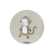 아트픽 스마톡 큐빅톡 스마일 플라워 강아지 고양이 동물 12간지, 12간지_9 원숭이