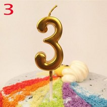 생일케이크초 숫자초 예쁜초 연꽃초 골드초 파티용품 번호 0-9 생일 축하 케이크 양초 토퍼 장식 파티 용품, 04 G3