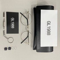 안경사가 직접 만든 티타늄 블루라이트차단안경 맞춤 근적외선차단 GL1988, 52일반코받침, 블루+변색브라운, 실버