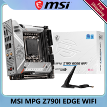 MSI-MPG Z790I 에지 와이파이 DDR5 인텔 Z790 LGA 1700 미니-ITX 컴퓨터 하드웨어 및 소프트웨어 PC 게임 마더보드 신제품