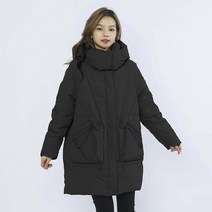 BRANY 하프 루즈핏 도톰 야상 다운 여성 R1304