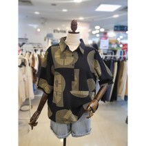 스테파니 스톤 반오픈 블라우스(A22SH2702)