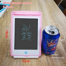 스마트전자칠판 전자칠판 휴대용 Magicpad LCD 화면 스마트 쓰기 전자 보드 그림 태블릿 필기 교육 드로잉 완구 어린이위한, [02] A-6.5inch-pink