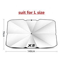 캠핑파라솔 자동차 차양 보호대 파라솔 인테리어 앞 유리 액세서리 BMW X1 G05 F48 E84, 07 For X5