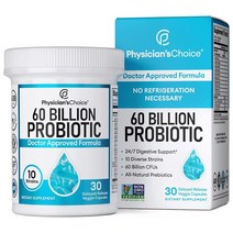 피지션스 초이스 프로바이오틱스 600억 유산균 + 프리바이오틱 블렌드 30 베지캡슐 Probiotics Plus Prebiotic Vegetable Capsules, 30개입, 1통, 1회분