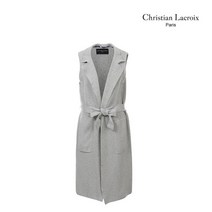 크리스찬라크르와 여성 간절기 코튼 니트 롱베스트