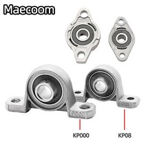 KFL08 KP08 8/10/12mm 보어 직경 필로우 블록 플랜지 마름모꼴 베어링 아연 합금 3D 프린터 DIY 부품 T8, KFL08 8mm