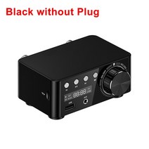 헤드폰앰프 미니 프리 휴대용 앰프 50w + 50w 블루투스 디지털 hifi 스테레오, 플러그 없는 블랙