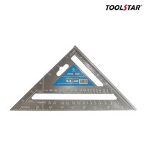 툴스타 알루미늄 삼각자 TS-ATS7 직각 삼각 퀵 스퀘어 스피드스퀘어 각도자 연귀자 목공용 금긋기, 1개