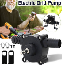소형드릴펌프 DRILL PUMP 전동드릴펌프 어항물빼기 소형양수기 물펌프, 사각