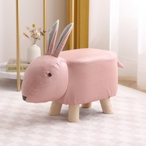 귀여운 동물의자 유니콘 의자 미니소파 작은 체어, 핑크 사슴