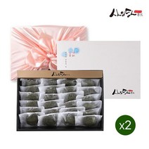 가40900사임당 참쑥 밥알찹쌀떡 세트 1.2kg 24개입x2세트 475766